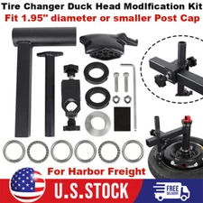 Manual Tire Changer Duck Head ModIfication Kit with Duck Head Mount,Cone,Spacers