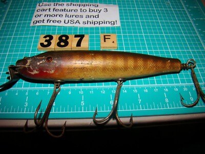 V0387 F ALW CANADIAN PIKIE 6 INCH WOODEN PIKIE HEAVY DUTY FISHING