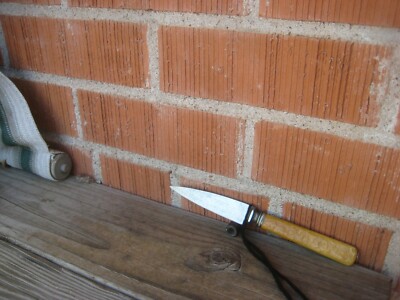 1900s Vintage 3 1/2'' Blade LF & C - AETNA WORKS * Nogent Carbon Paring Knife USA