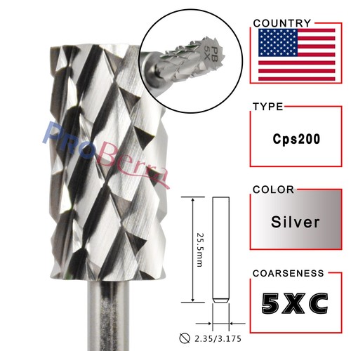 Brocas para uñas de carburo de acero de tungsteno de barril grande herramientas para arte en uñas rebabas - Imagen 34 de 63