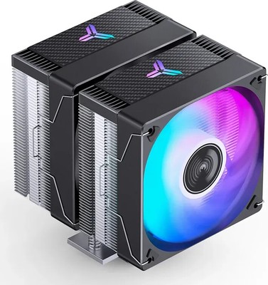 Jonsbo CR-3000E CPU-Kühler, Dual-Tower, RGB - 120mm, schwarz