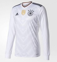 Adidas Germany 2017 Home Jersey Long Sleeve White/black 1704 Adidas Germany 2017 Home Jersey Long Sleeve White/black 1704
