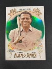 2021 Topps Allen & Ginter's Chrome Green Refractor /99 Jesse Sanchez #260