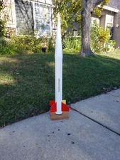 2.2" Dia. Nike Smoke, Model Rocket kit From Bad Boy Rocketry. 29mm Motor Mount!