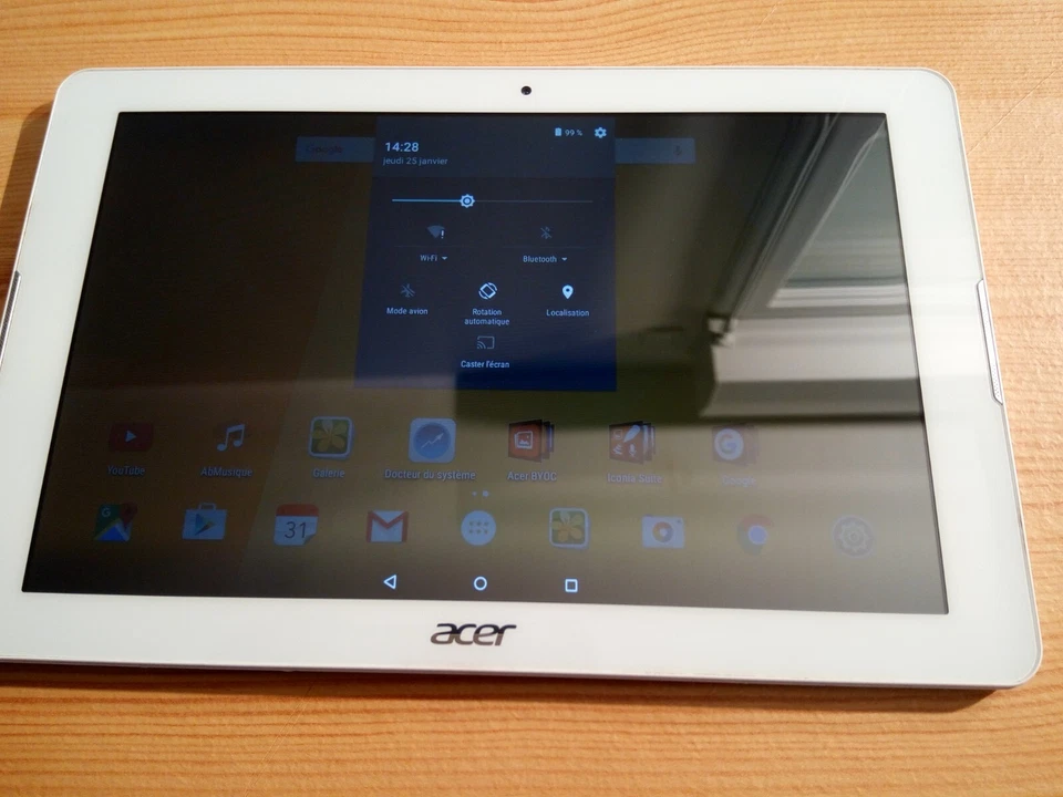 Tablette Acer Iconica B3-A20 de 16Go + mémoire 32Go - Blanc/ TBE - Photo 4/4