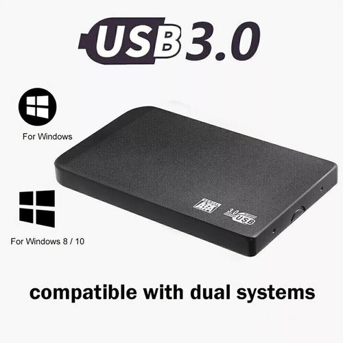Speedy Portable USB 3.0 External Hard Drive Expansion HDD 4TB 2TB 2.5" 1TB - Picture 5 of 16