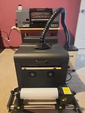 Uninet 1000 DTF A3+13" Printer W/Inline Shaker,Oven,Fume Extractor & Press