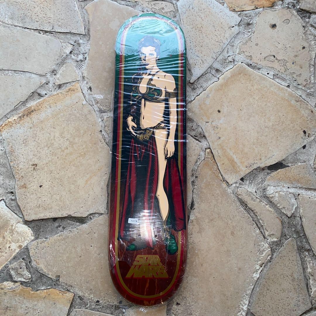 SANTA CRUZ Skateboard Deck STARWARS Princess Leia 7.8 in sports