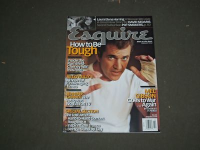 2002 FEBRUARY ESQUIRE MAGAZINE - MEL GIBSON COVER - B 4391 | eBay