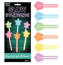 Glow Stick Star Wand | Fun Party Bag Filler | Fairy Rave Toy for Children