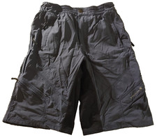 Endura Shorts Medium Navy Grey Black Nylon Cargo Cycling Adjustable Zipper