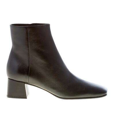 SERGIO ROSSI damen schuhe schwarz nappaleder Alicia stiefelette mit zip A91220