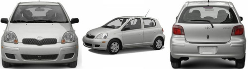 BLACK DASH MAT, DASHMAT, DASHBOARD COVER FIT TOYOTA ECHO 1999-2002, WITH LHD - Picture 3 of 4