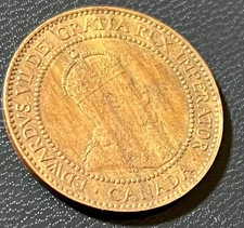 1908 Canada Large Cent - Woody Wood Grain Improper Alloy Error - Take A Look!