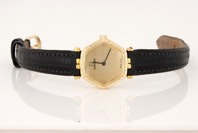 ORIGINAL OMEGA Damenuhr Diamanten 750er 18 Karat Gold Rarität