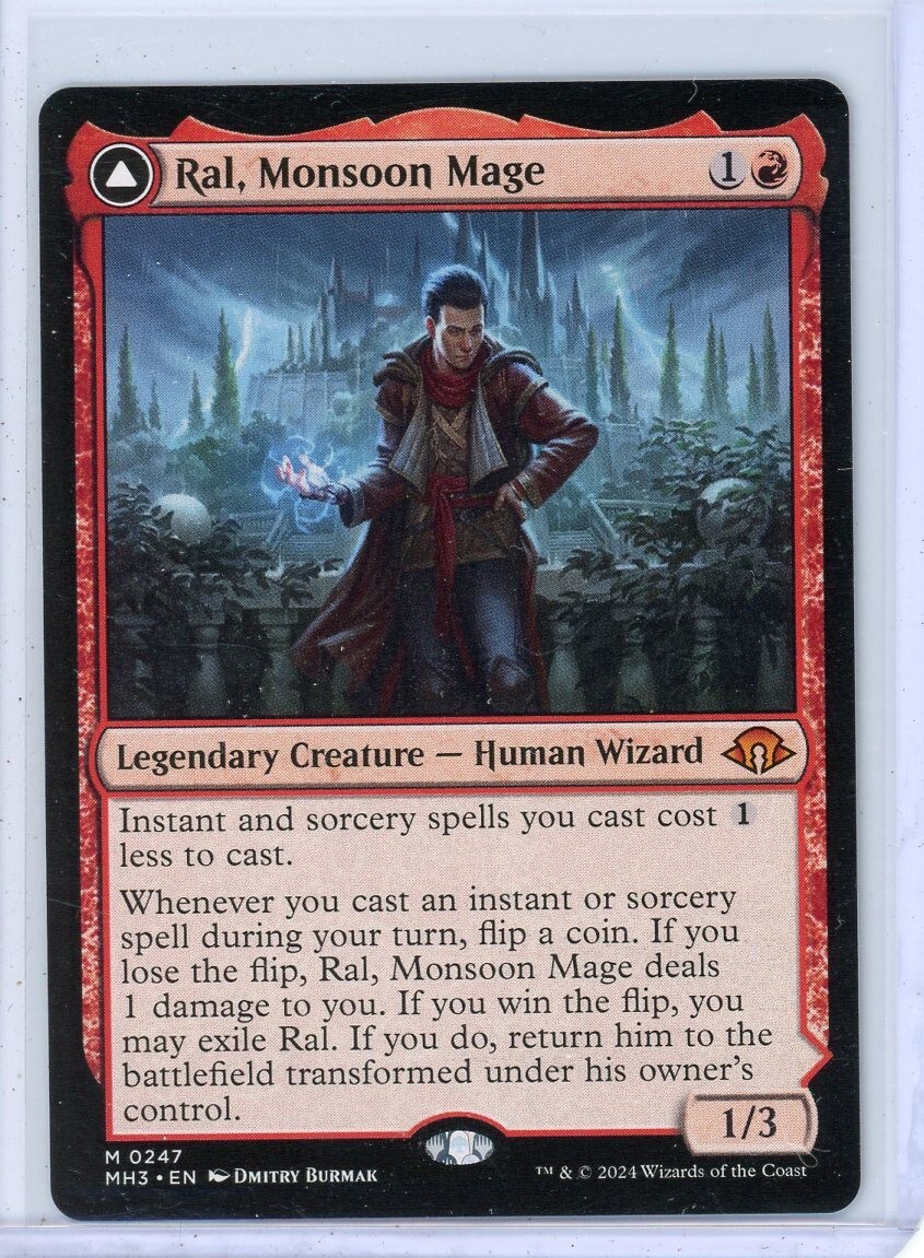 RAL, MONSOON MAGE/LEYLINE PRODIGY MTG Modern Horizons 3 MYTHIC