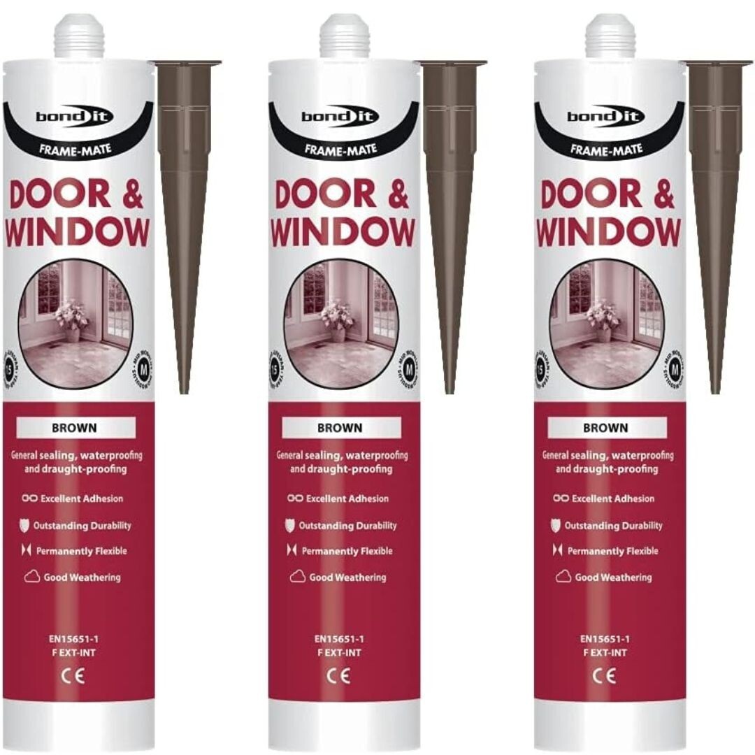 Bond It Frame Mate Door & Window Brown 310ml x 6 - Image 4