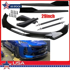 For Kia Stinger 2018-2023 Front Bumper Lip Splitter Spoiler Body Kit Side Skirt