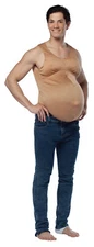 Pregnant Bodysuit Adult Humor Halloween Costume Size 48-52 Inches