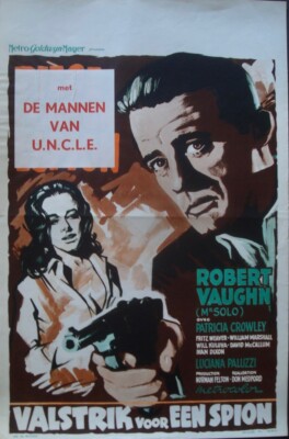 MAN FROM UNCLE TO TRAP A SPY Belgian movie poster ROBERT VAUGHN MCCALLUM 1965