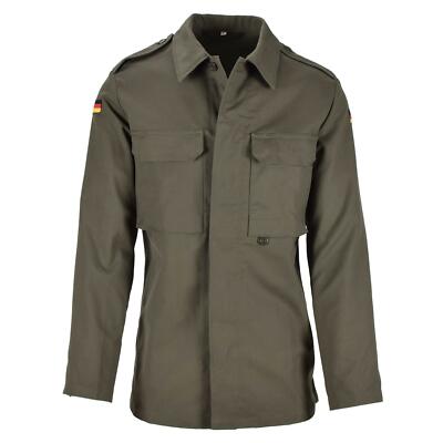 Original German army Moleskin jacket. Vintage BW army field olive drab jacket