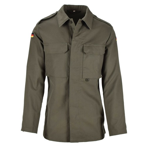 Original German army Moleskin jacket Vintage BW military field olive