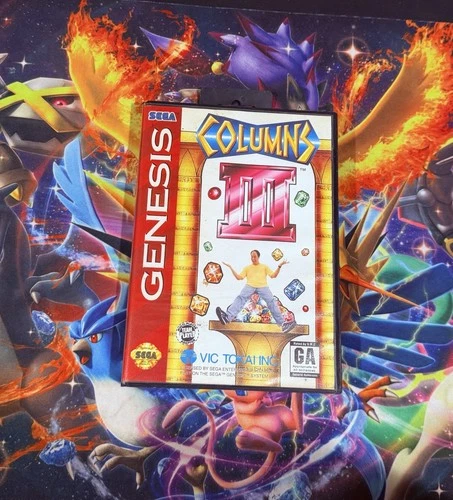 Columns III 3: Revenge of the Columns (Sega Genesis) CIB - Tested w/ manual