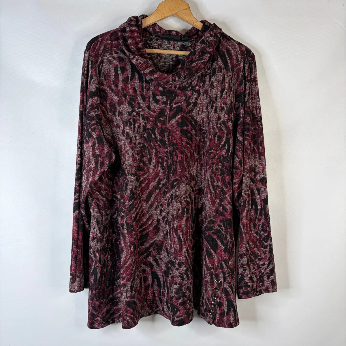 Tunique Femme Susan Graver Taille L Imprimé Animal - Stretch - Occasion Parfait état