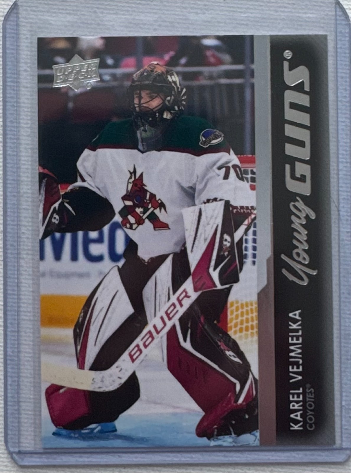 2021-22 Upper Deck Karel Vejmelka Young Guns #458 UD Series 2 Rookie