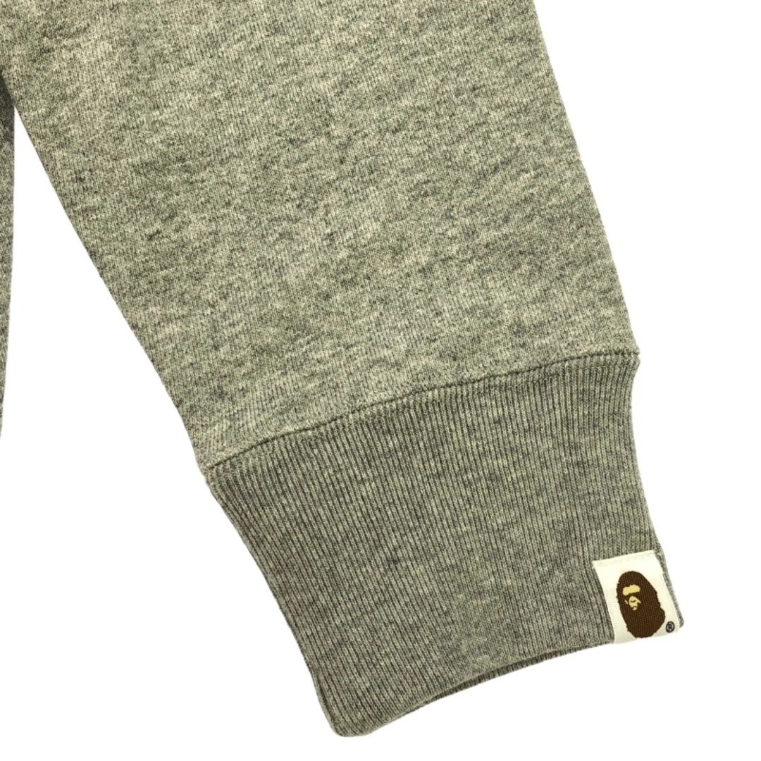 A BATHING APE (BAPE) Felpa con cappuccio e zip intera usata A Bathing Ape Bape M 1J25 115 001 grigio abasing 10