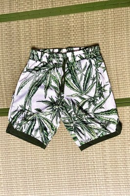 DGK Skateboard Shorts Weed Leaf All-Over Print GR S
