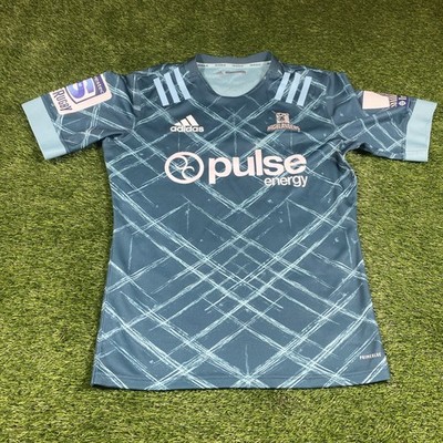 Otago Highlanders Rugby Jersey Mens Large Adidas Away Kit 