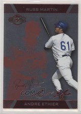 2007 Topps Co-Signers Silver Red /199 Andre Ethier Russell Martin Russ #32 0ji1