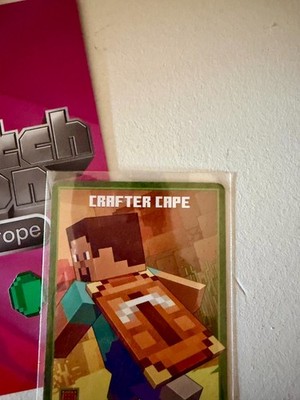 Minecraft Crafter Cape Code TwitchCon Europe Rotterdam Exclusive Java & Bedrock