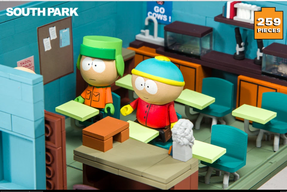 Juego McFarlane South Park Mr. Garrison’s Classroom (incl. Cartman, Kyle) 🎁 Foto 3 de 4