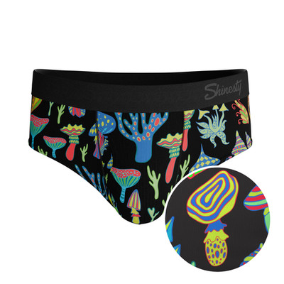 Shinesty ''The Super Shroom'' Neon Mushrooms Ball Hammock  Pouch Underwear Briefs