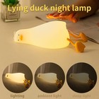 Cute Animal Silicone Night Light Touch Control LED Lamp for Kids Bedroom