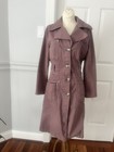 Monton Dusty Rose Cotton Blend Trench Coat Size Small Europe — photo 2
