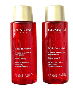 Clarins multi intensive super restorative smoothing treatment essence 2 x 50 ml