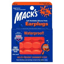 Kids Ear Plugs Macks Silicone Moldable Putty 6 Pair Comfortable Fit NEW