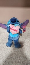 Disney Lilo and Stitch Winking Valentine's Stitch Love Heart Stuffed Plushy