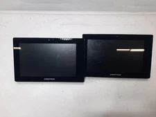 Lot of 2 Crestron TSW-760 7" BlackTouch Panel Untested