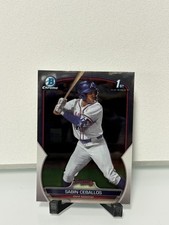 2023 Bowman Draft #BDC-110 Sabin Ceballos Chrome 1st Bowman Atlanta Braves