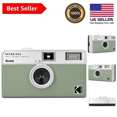 EKTAR H35 Pocket-Sized 35mm Film Camera - Built-In Flash & Easy Usage