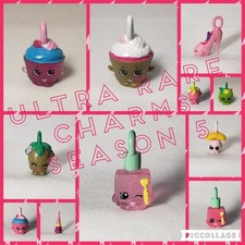 SHOPKINS Season 5 'CHARMS' ULTRA RARE Collectible Figures  YOU CHOOSE 