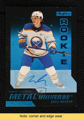 Zach Benson #R-50 2023 SkyBox Metal Universe Rookie Retros Autograph card
