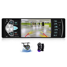 Multimedia Car Stereo Single Din Car Radio 4.1 Inch Digital Screen Bluetooth ...