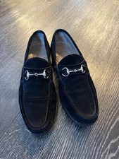Gucci 1953 Horsebit Loafers – Tom Ford Era – Black Suede – Men’s 9.5