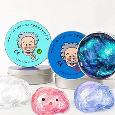 Reusable Putty Liquid Crystal Bouncy Slime Toy Set Mud Stress Relief Toys Color