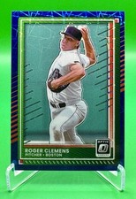 2025 Donruss Optic Baseball Roger Clemens Blue Velocity